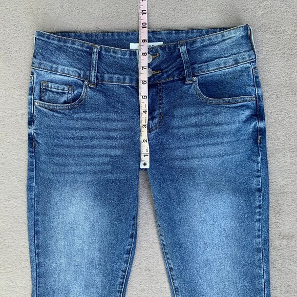 Pacsun Stretch Low Rise Boot 2-Button Jeans Sz27 - Picture 12 of 16